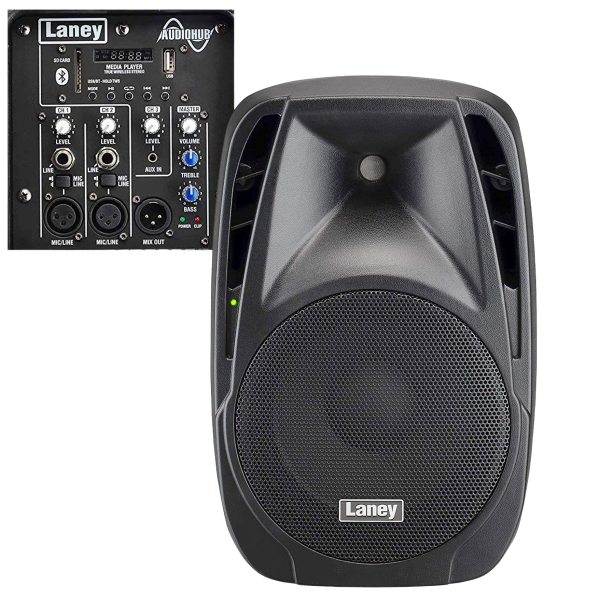 LANEY AH110-G2 AUDIOHUB POWERED 2-WAY SPEAKER SYSTEM 200 WATT 1 X 10" SPEAKER