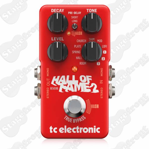 TC ELECTRONIC HALL OF FAME 2 NEXT-GENERATION REVERB PEDAL
