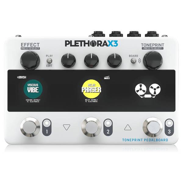 TC ELECTRONIC PLETHORA X3 TONEPRINT PEDAL BOARD MULTI FX GUITAR PEDAL