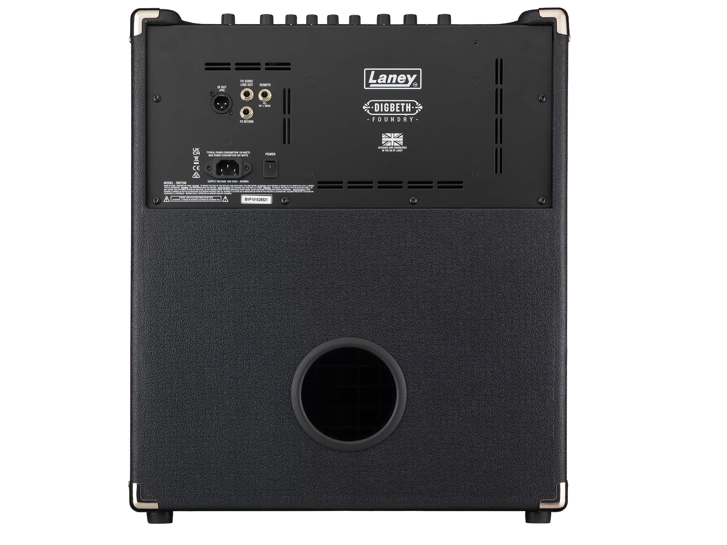 LANEY DBF200 DIGBETH FOUNDRY BASS COMBO AMPLIFIER 200 WATT 15” SPEAKER - Image 2