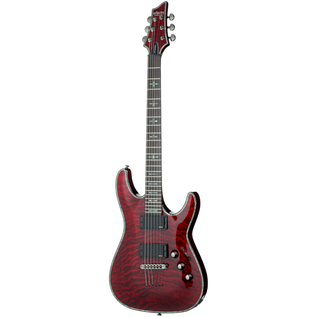 SCHECTER HELLRAISER C 1 BLACK CHERRY SOLID BODY ELECTRIC GUITAR 