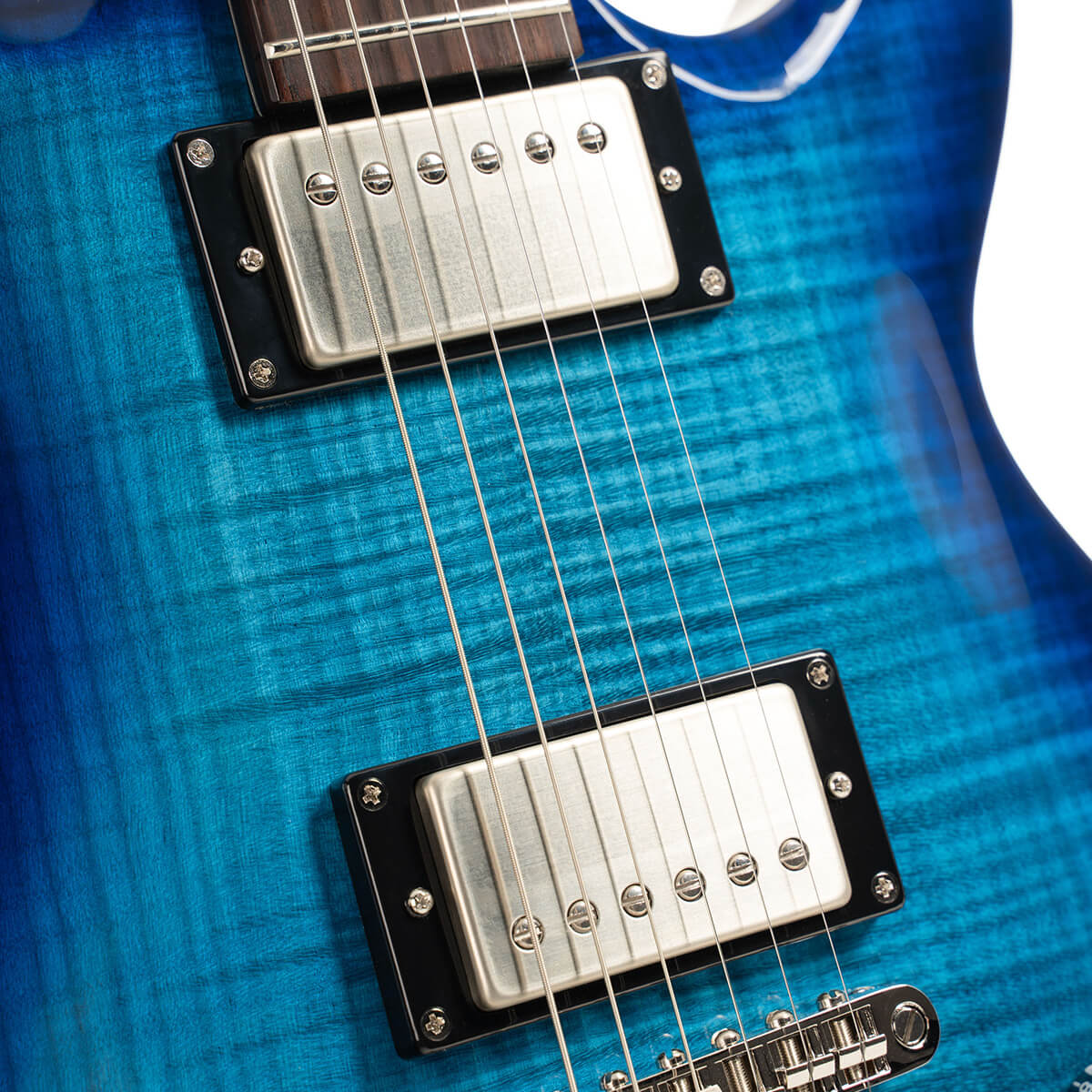 CORT M600 MIRAGE SERIES ELECTRIC GUITAR — BLUEBURST - Image 3