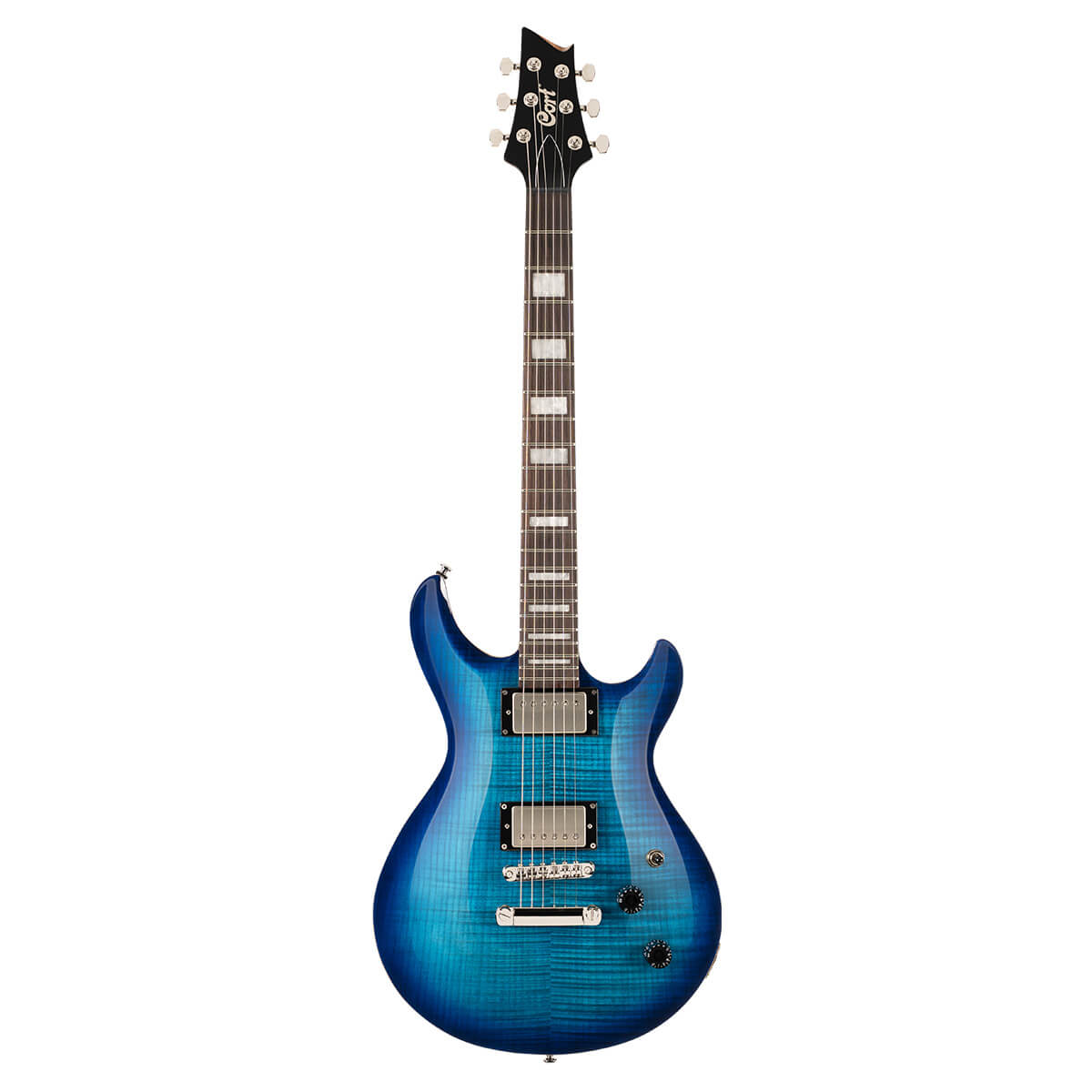 CORT M600 MIRAGE SERIES ELECTRIC GUITAR — BLUEBURST