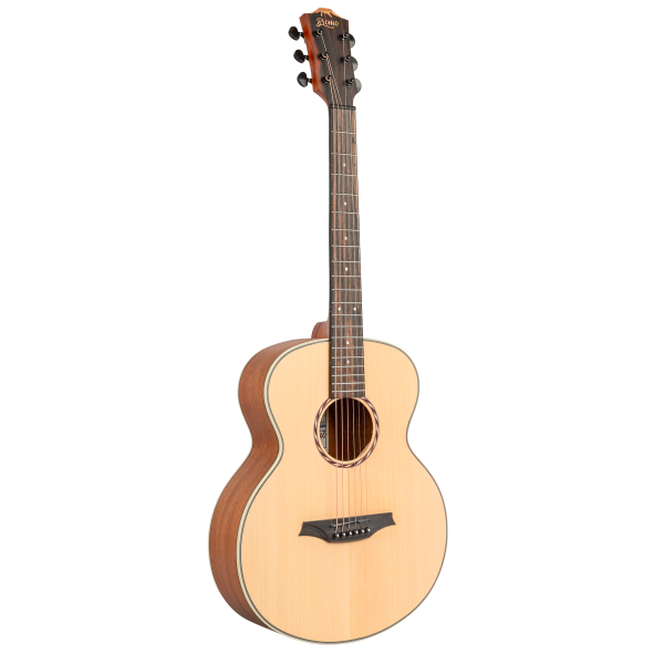 BROMO APPALACHIA SERIES SOLID TOP MINI JUMBO ACOUSTIC GUITAR - BAA8S