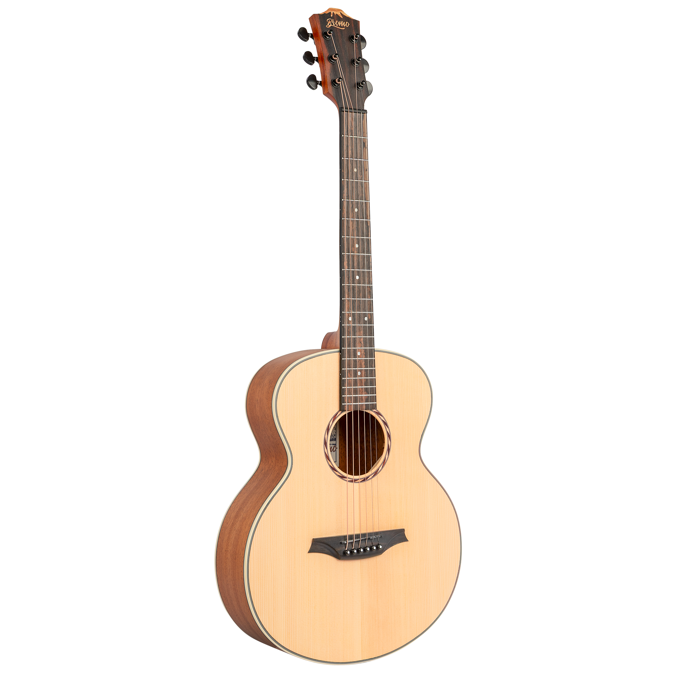 BROMO APPALACHIA SERIES SOLID TOP MINI JUMBO ACOUSTIC GUITAR - BAA8S