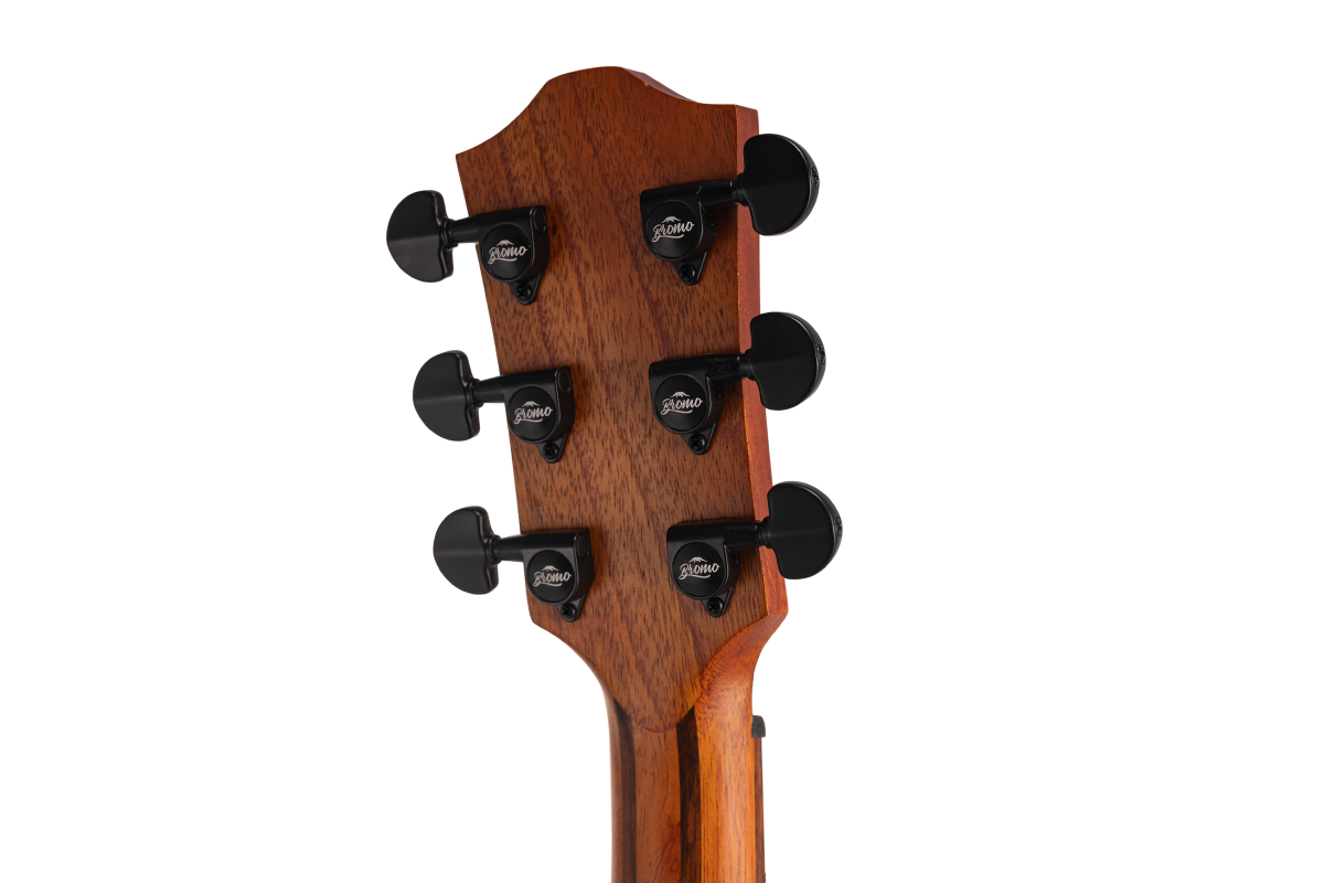 BROMO BAT2MCE SOLID MAHOGANY TOP GRAND AUDITORIUM ACOUSTIC ELECTRIC GUITAR - Image 5