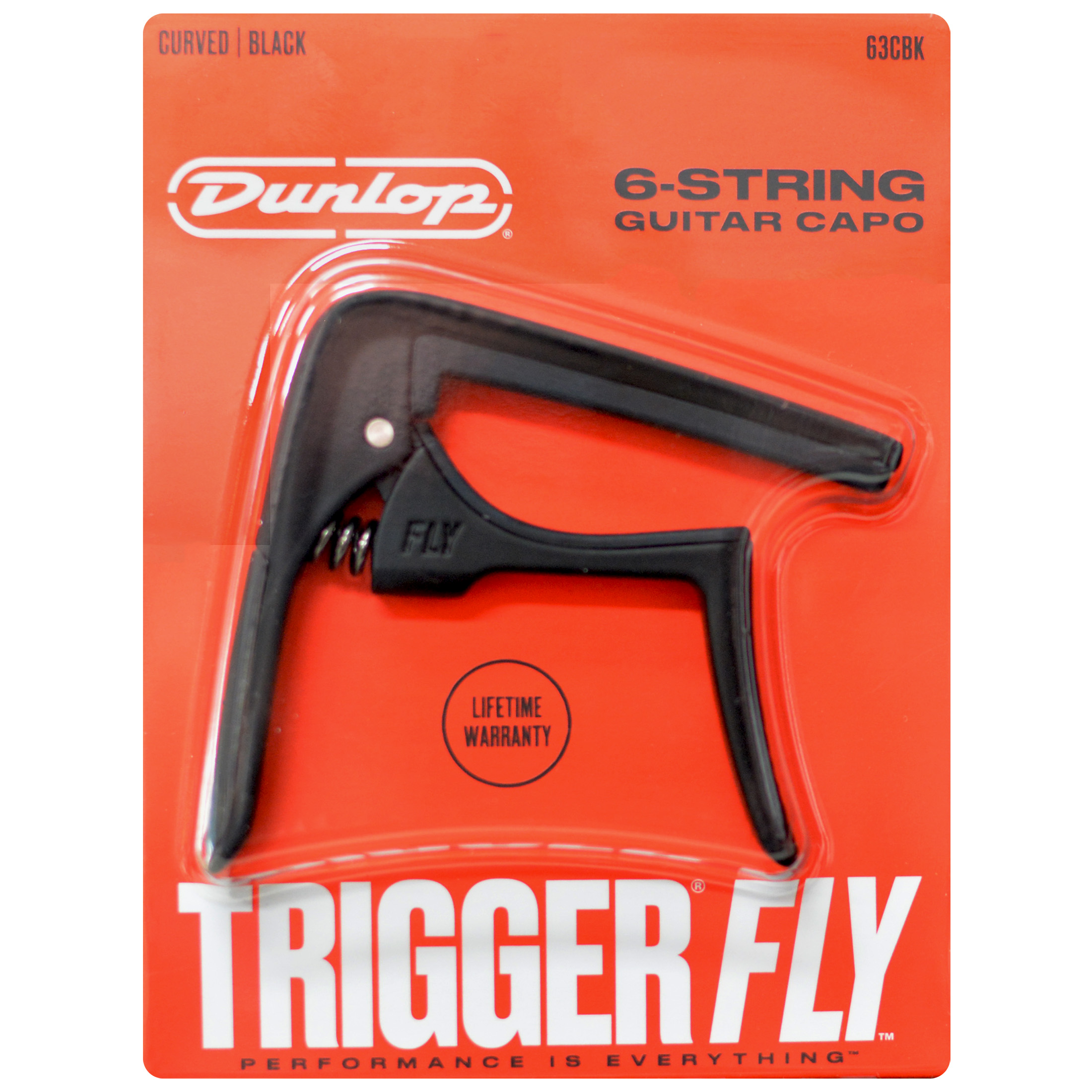 JIM DUNLOP TRIGGER FLY CAPO ELECTRIC & ACOUSTIC SLIM PROFILE J63CBK