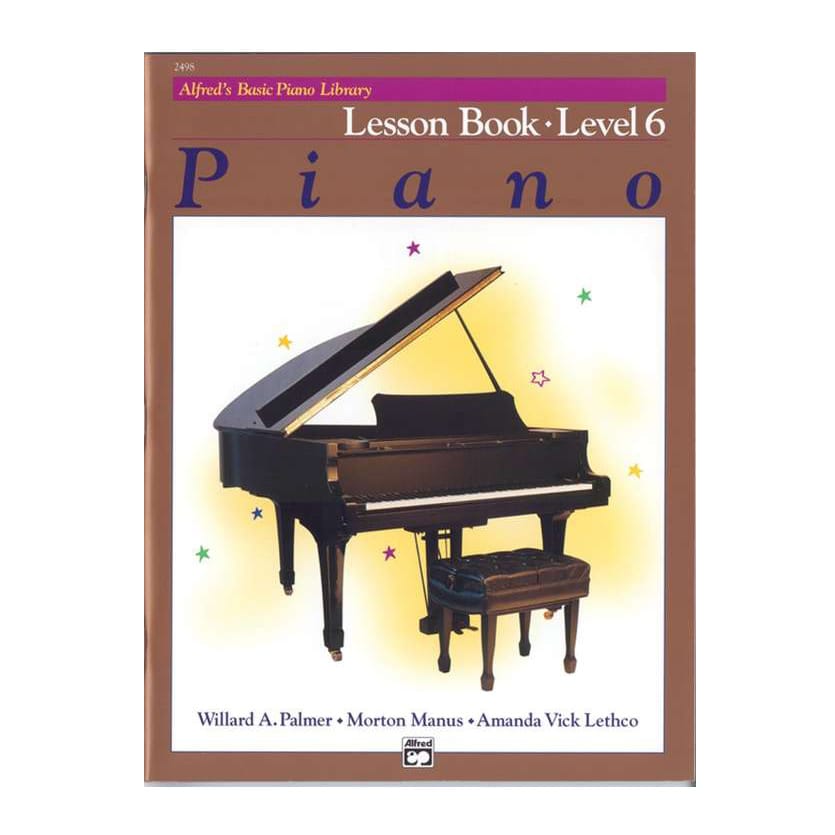 ALFRED'S BASIC PIANO LIBRARY - LESSON BOOK - LEVEL 6